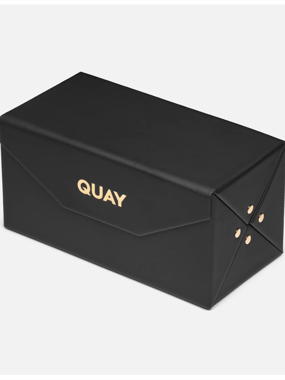 Quay Australia Black Sunglasses Case - Protective Hard Shell